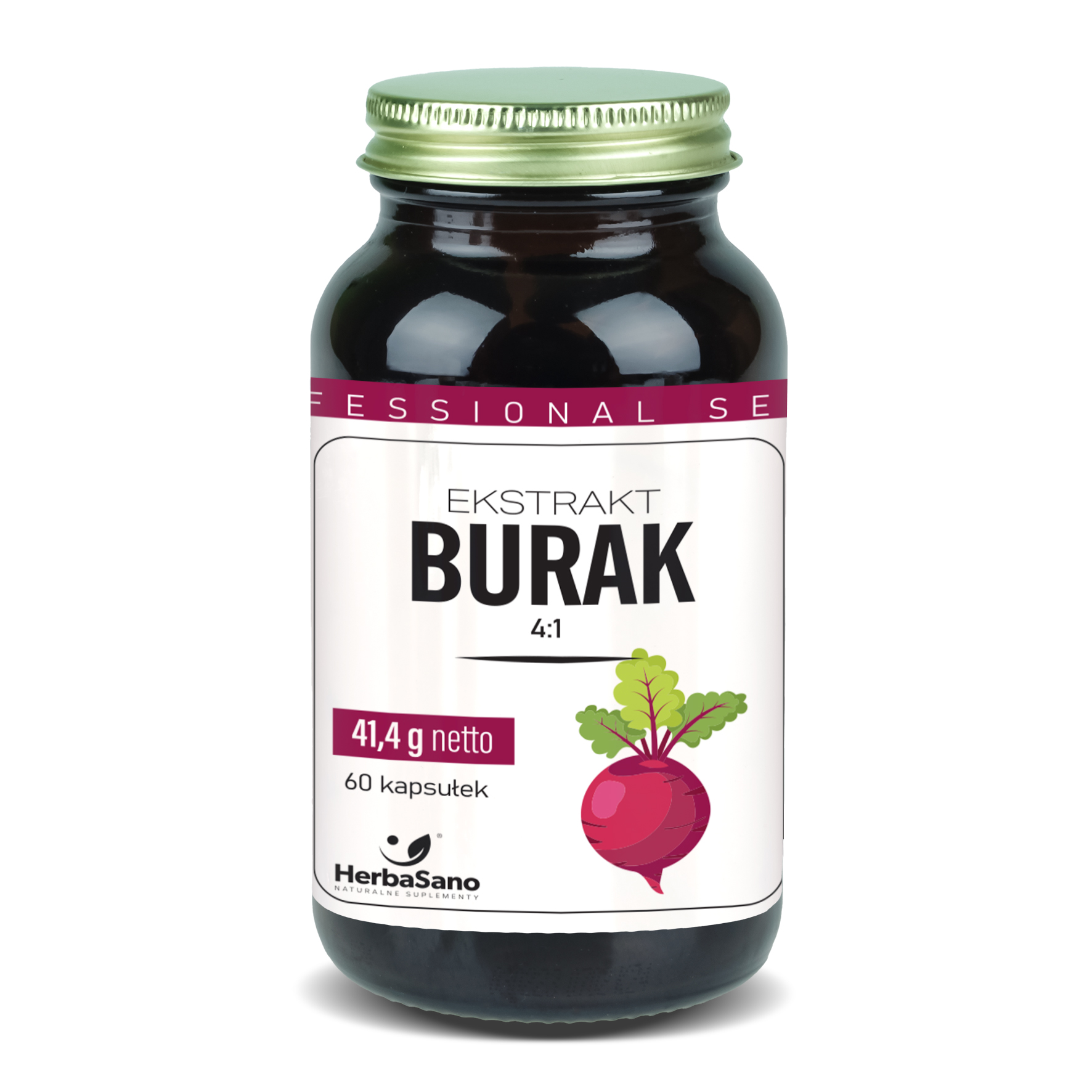 burak.jpg Burak - ekstrakt - 60 kapsułek HerbaSano - obrazek 1
