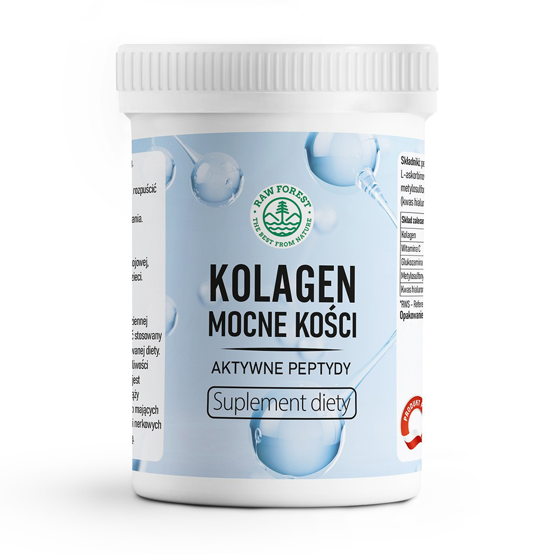 kolagen-mocne-kosci-rawforest-1.jpg Kolagen - mocne kości - Aktywne peptydy - 76 gram RawForest - obrazek 1