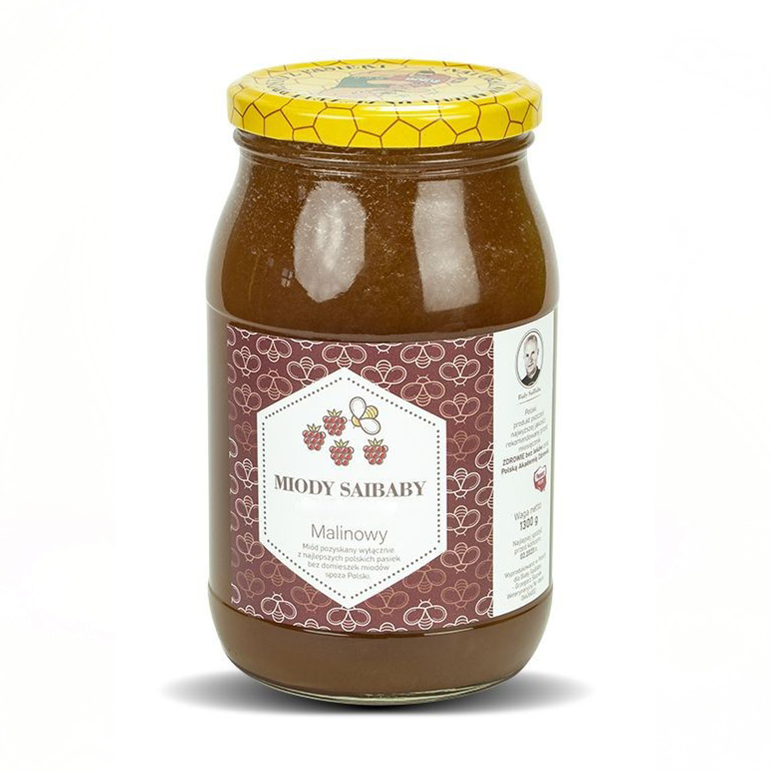 2235 Miód Malinowy 1300 g - obrazek 1