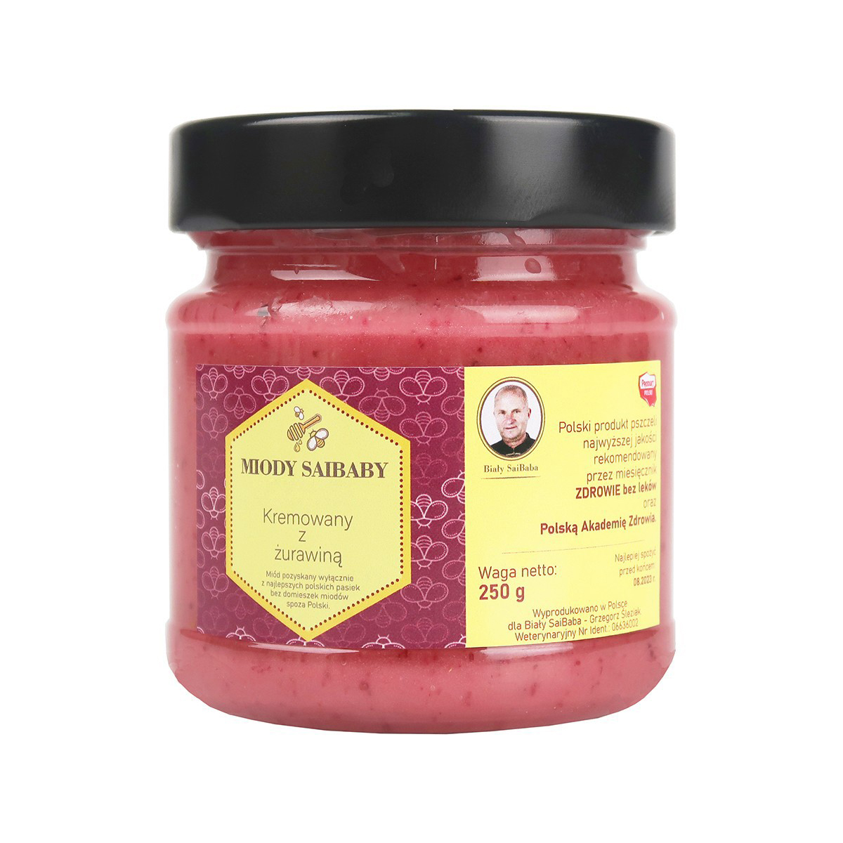 miod-kremowy-z-imbirem-i-cytryna Miód kremowy z żurawiną 250g - obrazek 1