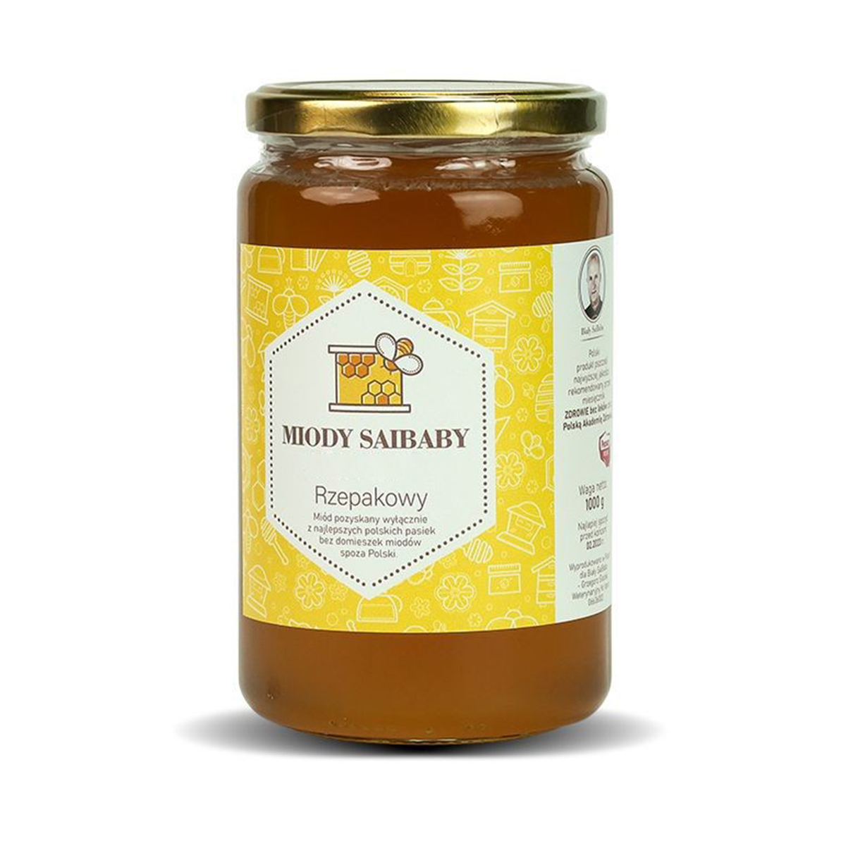 miod-rzepakowy-1000 Miód Rzepakowy 1000g - obrazek 1